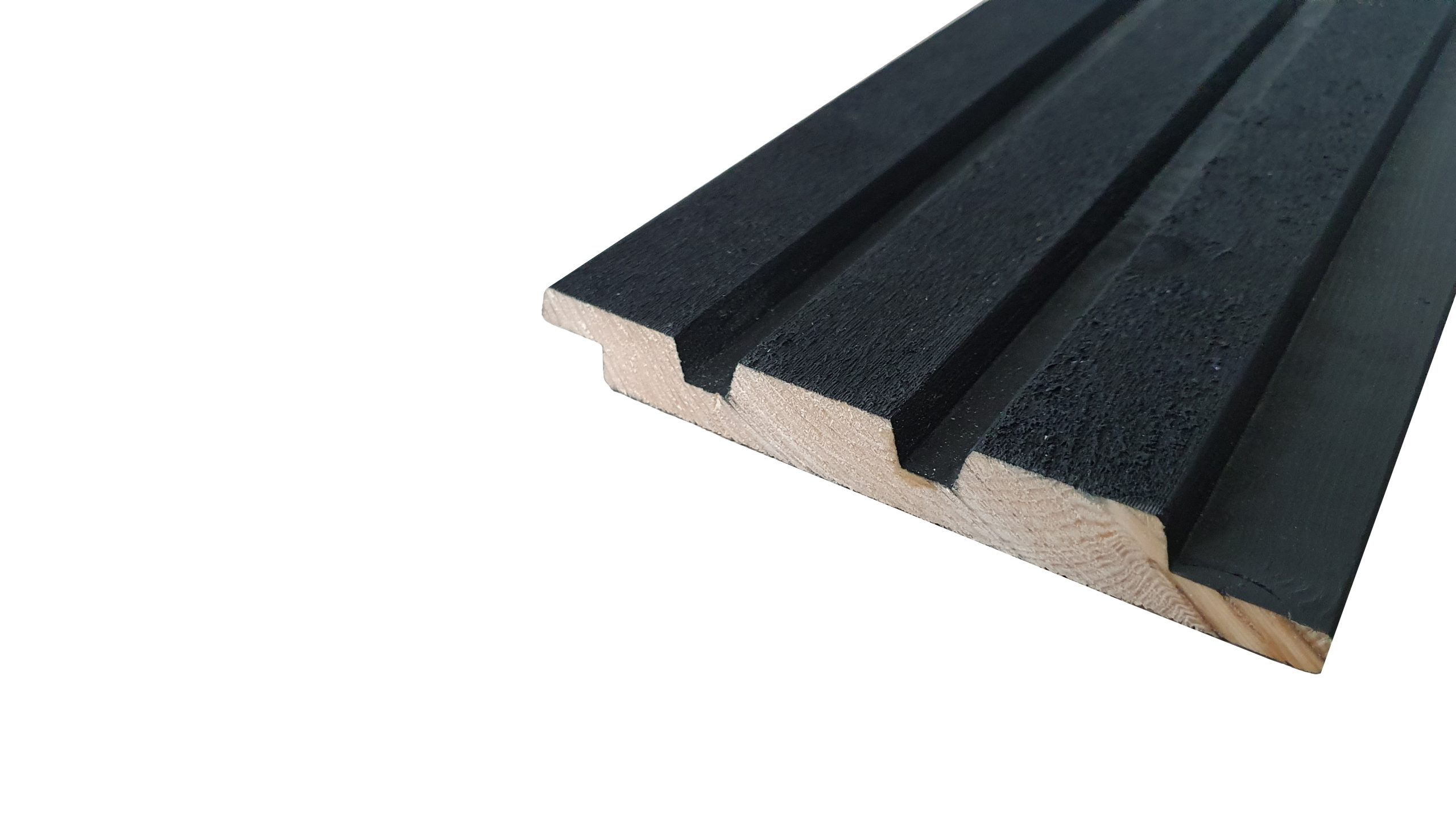 Trippel Rhombus Vuren 2x zwart gespoten 18 x 145mm